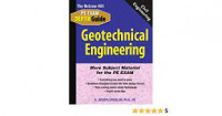 Geotechnical engineering : more subject material for the PE EXAM