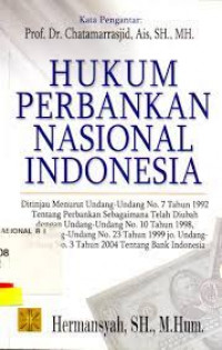 Hukum Perbankan Nasional Indonesia