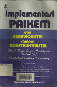 implementasi paikem dari behavioristik sampai konstruktivistik