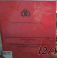 Peraturan kepala kepolisian negara Republik Indonesia nomor 2 tahun 2008 tentang pengawasan,pengendalian dan pengamanan bahan peledak komersial