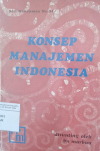Konsep manajemen Indonesia