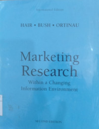 Marketing research : within a changing information environment