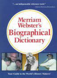 Merriam-Webster's biographical dictionary