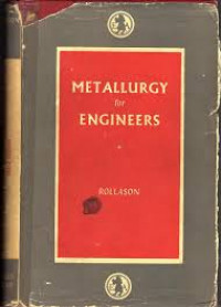 Metallurgy for engineers