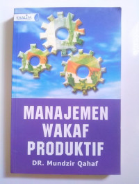 Manajemen Wakaf Produktif