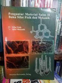 Penganntar Material Sains II buku  sifat fisik dan mekanik