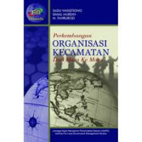 Perkembangan organisasi kecamatan dari masa ke masa