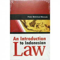 An Introduction To Indonesian Law