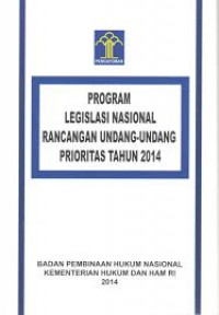 Program legislasi nasional tahun 2012
