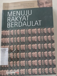 Menuju rakyat berdaulat: wawancara Adisasono ketua DEKOPIN (Dewan Koperasi Indonesia)