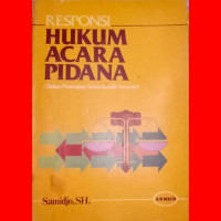 Responsi Hukum Acara Pidana; Dalam Penerapan Sistem Kredit Semester