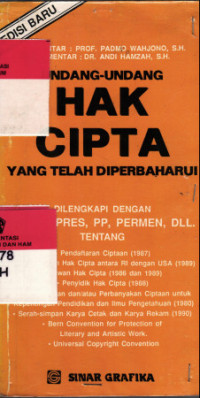 Undang-undang Hak Cipta Yang Telah Diperbaharui