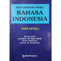 Tata Bahasa Baku Bahasa Indonesia