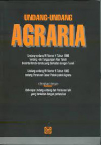 Undang-Undang Agraria