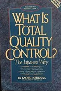 What is total quality control? : the Japanese way