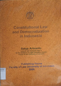Constitutional law and democratization in Indonesia