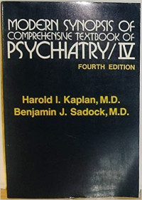 Modern synopsis of comprehensive textbook of psychiatry/IV