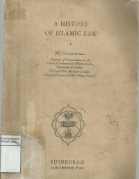 A history of islamic law