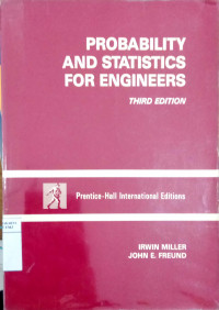 Probability and statistics for engineers