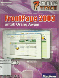 7 jam belajar interaktif frontpage 2003 untuk orang awam