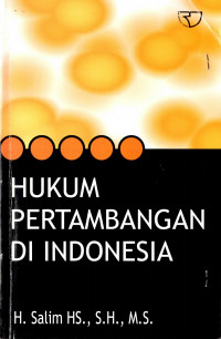 Hukum Pertambangan Indonesia