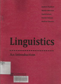 Linguistics an introduction
