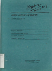 Mass media research: an introduction