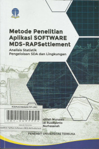Metode Penelitian Aplikasi Software MDS-RAPSettlement