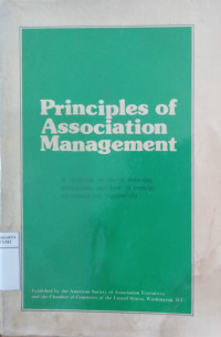 Principles of association management