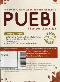 PUEBI :Pedoman umum ejaan bahasa indonesia & pembentukan istilah