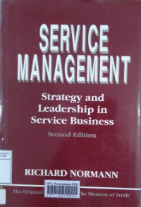 Service management: strategy and leadership in service business