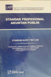 Standar audit (SA) 240