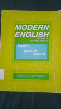 Modern english : exercises for non-native speaker Part 1 part of speech