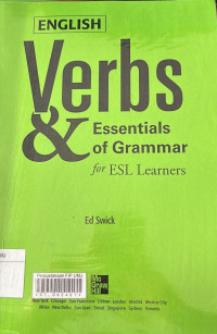 English : Verb & Essentials of Grammar for ESL Learners
