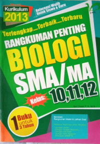 Rangkuman Penting Biologi SMA/MA Kelas 10,11,12