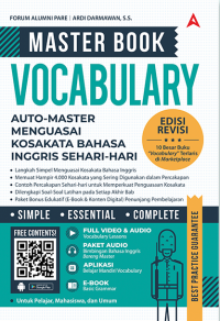Master Book Vocabulary : Auto - Master Menguasai Kosakata Bahasa Inggris Sehari-Hari