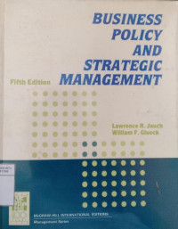 Business policy and strategic management