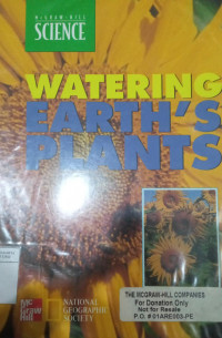 Watering earth's plants