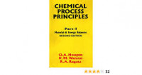 Chemical process principles: part I material and energy balances