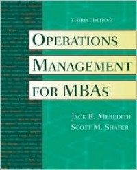 Operations management for MBAs